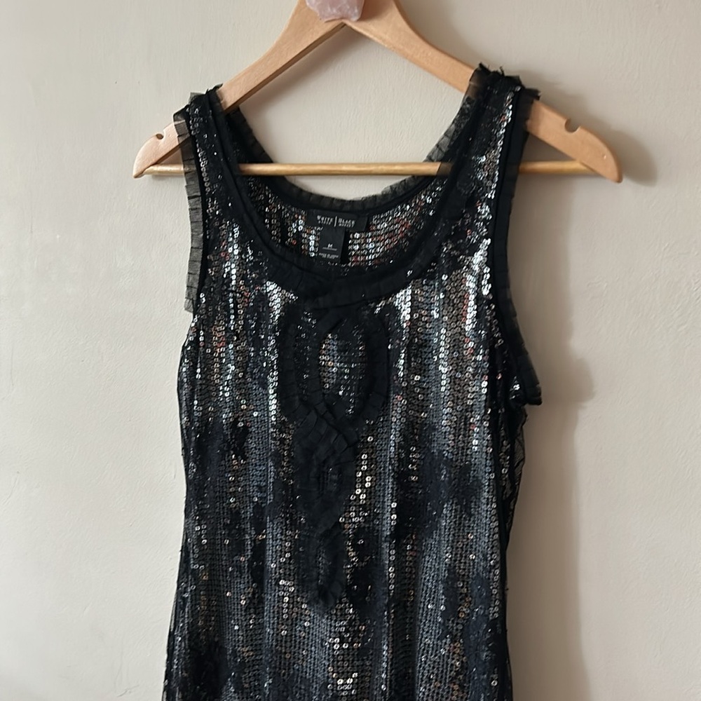 Size M | White House Black Market | Sequin Tank – Excellent Condition - Picture 7 of 12